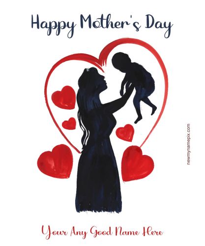 Online Edit Card Mothers Day Pictures Create Your Name